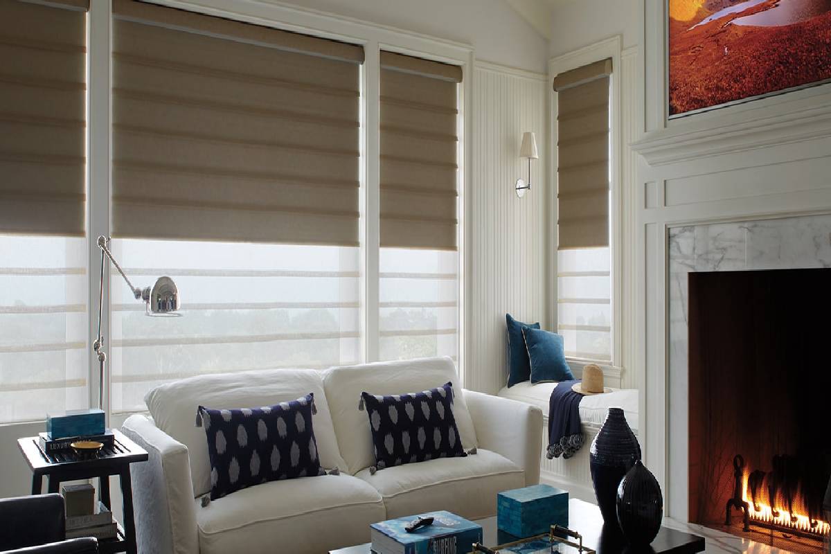 Roman Shades, Hunter Douglas Vignette® Roman Shades, roman blinds, near Mooresville, North Carolina (NC)